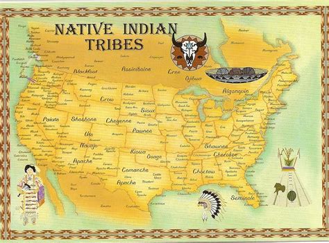 Native Indian Tribes Map | Map depicting the various Native … | Flickr