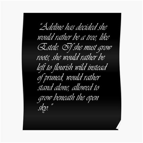 "addie larue quotes The Invisible Life of Addie LaRue" Poster for Sale ...