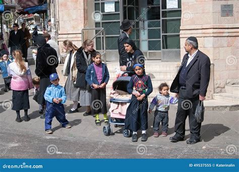 JERUSALEM, ISRAEL - MARCH 15, 2006: Purim Carnival. Children and Adults ...