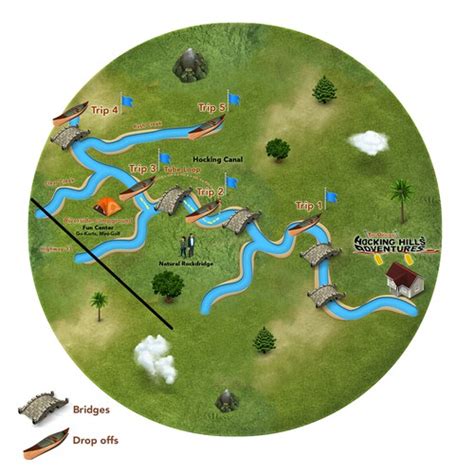 Hocking River Map | Banner ad contest