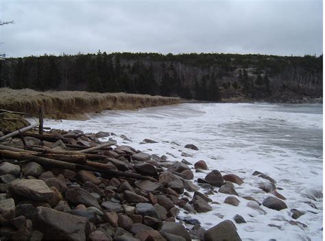 Sand Beach in Winter (U.S. National Park Service)