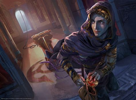 Temple Thief MtG Art from Theros Beyond Death Set by Evyn Fong - Art of Magic: the Gathering