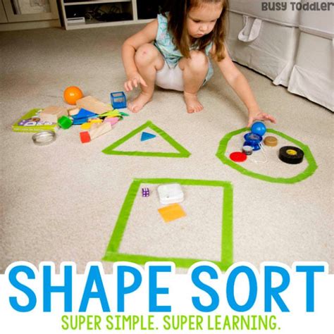 Shape Sorting Activity: Go Beyond Memorizing - Busy Toddler