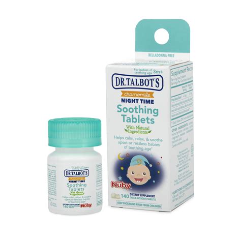 Dr. Talbot's Night Time Chamomile Soothing Tablets, 140 Count - Walmart.com - Walmart.com