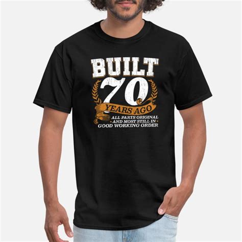 70th Birthday T-Shirts | Unique Designs | Spreadshirt