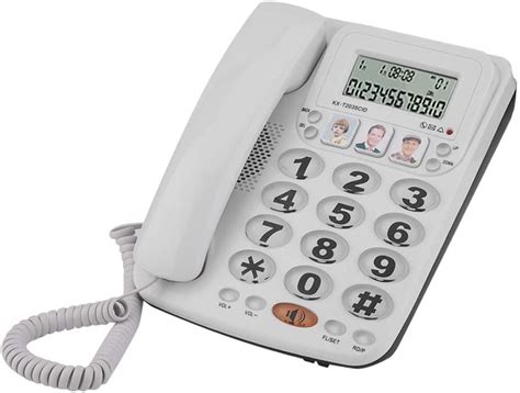 Corded Telephone, Home Landline Corded Phone with Speakerphone &Caller ...