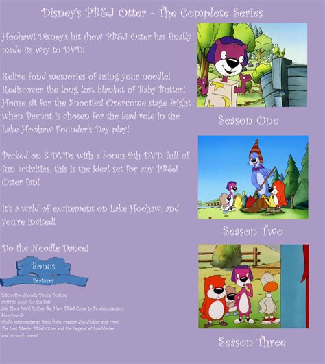 PB and J Otter Complete Series DVD back cover by CDCB on DeviantArt