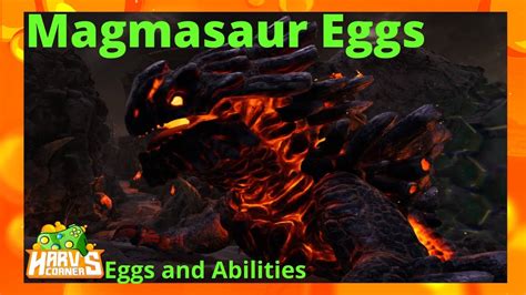 Ark How to Get Magmasaur Eggs - Creature Features - Ark Genesis - YouTube