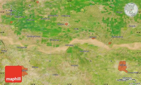 Satellite Map of Zhengzhou