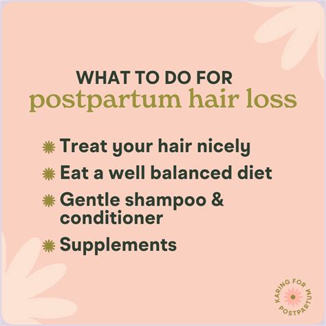 Postpartum Hair Loss | Karing for Postpartum