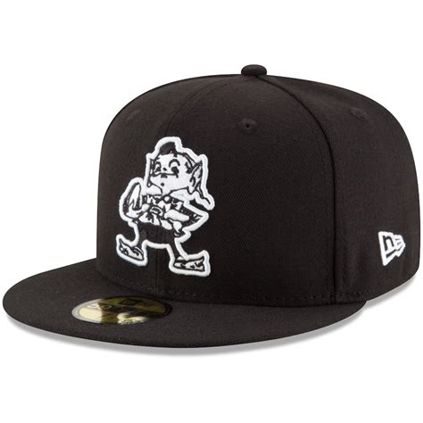 Cleveland Browns New Era B-Dub 59FIFTY Fitted Hat - Black