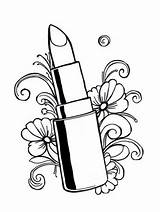 12  Free Printable Makeup Coloring Pages For Creative Fun sketch template
