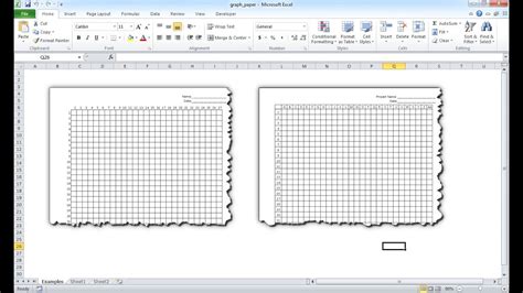 Excel Graph Paper Template - prntbl.concejomunicipaldechinu.gov.co