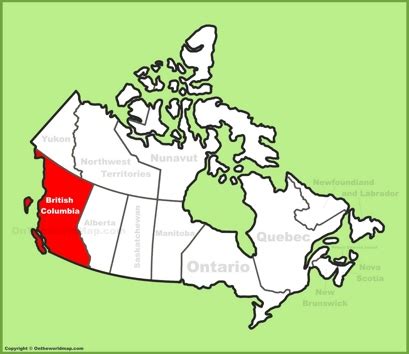 British Columbia Map | Canada | Detailed Maps of British Columbia (BC)