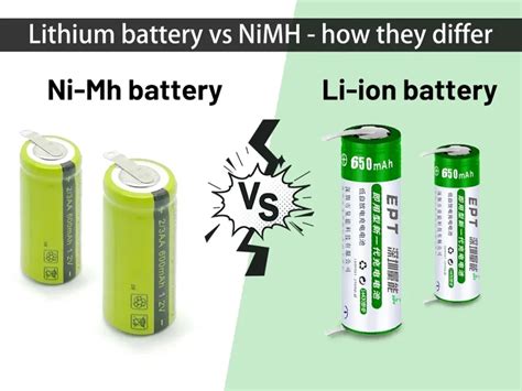 Lithium battery vs NiMH - how they differ - Huntkey & GreVault Battery ...