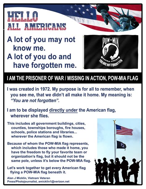 POW-MIA Flag Meaning