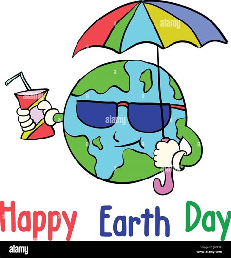 Cartoon Earth Day Style Collection Stock Vector Image & Art - Alamy