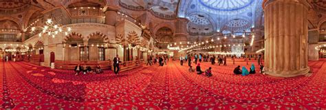 Inside the Blue Mosque Mosque in Istanbul 360 Panorama | 360Cities