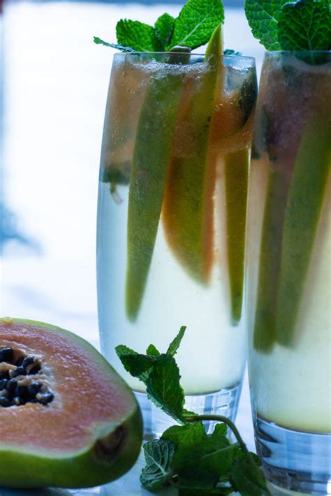 Papaya and elderflower mojito – The Tropical Treat