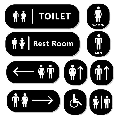 Toilet sign design. Vector Illustration. 20715739 Vector Art at Vecteezy