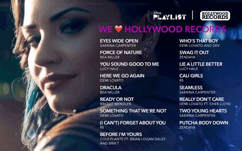 The Hollywood Records Playlist Every Lovatic Needs To See | Disney ...