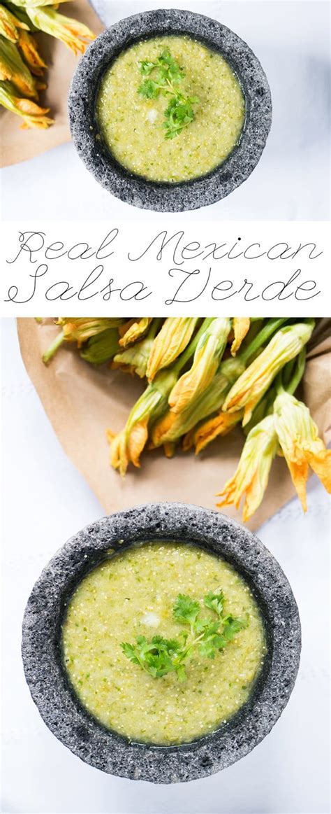 A Truly Mexican Salsa Verde ?? Real Molcajete Style