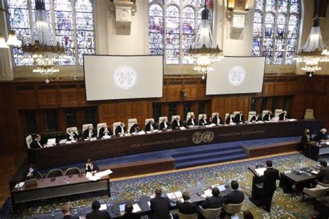 View of the ICJ courtroom at the start of the hearings | INTERNATIONAL COURT OF JUSTICE