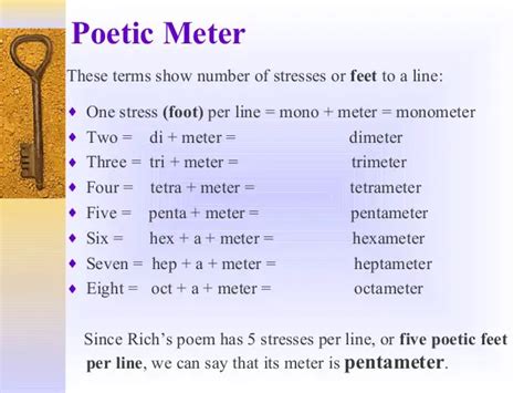 69 examples of poetry meter