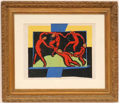 HENRI MATISSE 'The dance', 1939, lithograph in colours, Teriade, 35cm x ...