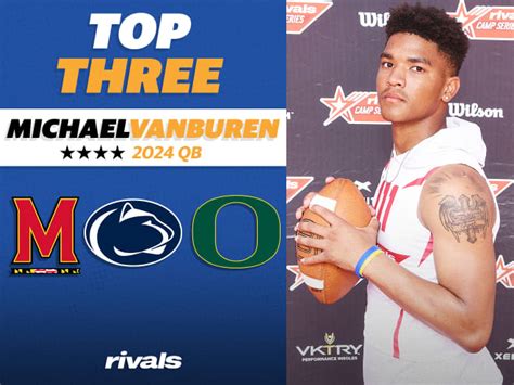 Rivals250 QB Michael Van Buren Names His Top 3 Contenders ...