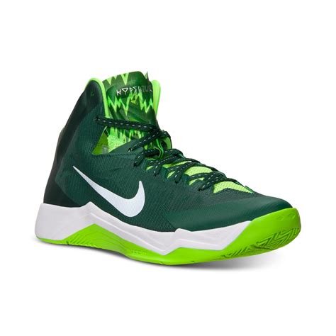 Nike Mens Hyper Quickness Basketball Sneakers From Finish Line in Green ...