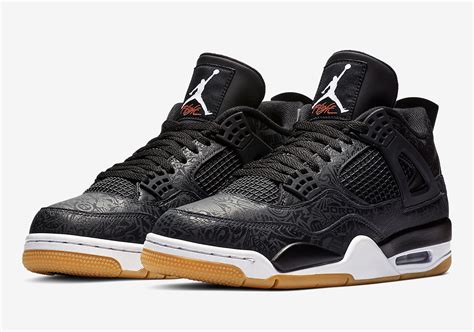 【レーサー】 Nike Air Jordan 4 Retro Laser Black Gum エアジョー