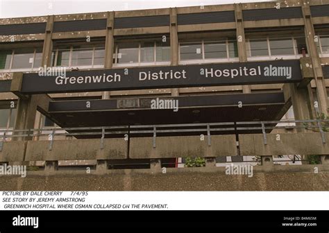 Greenwich District Hospital 1995 Stock Photo - Alamy