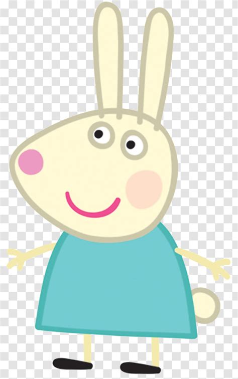 Rebecca Rabbit Standee George's Friend Richard - Peppa Pig - Mammal Transparent PNG