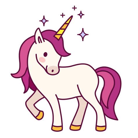 Simple Unicorn Drawing Illustrations, Royalty-Free Vector Graphics & Clip Art - iStock