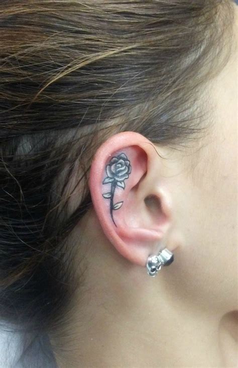 48+ Small Ear Tattoo Ideas