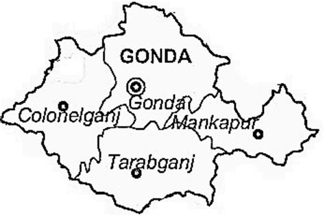 Gonda District | Gonda District Map