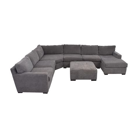 69% OFF - Macy's Macy's Radley Fabric 6-Piece Chaise Sectional Sofa with Corner Piece and ...