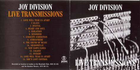 Joy Division Bootlegs: Joy Division - Live Transmissions - 1979/80 - 256kb