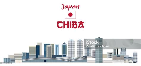 Chiba City Skyline Vector Illustration Stock Illustration - Download Image Now - Architecture ...