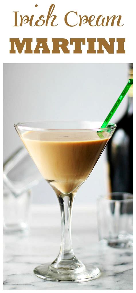 Irish Cream Martini - A splash of vodka, some strong espresso, and a good dose of Irish Cream ...