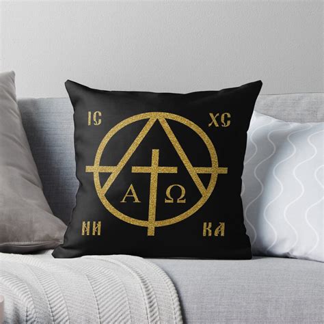 "Symbol of Christian Anarchism" Throw Pillow by steamdesign | Redbubble