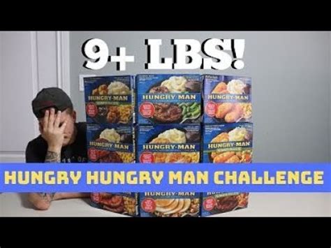 The Hungry Hungry Man Challenge | 9+ POUNDS OF FOOD - YouTube