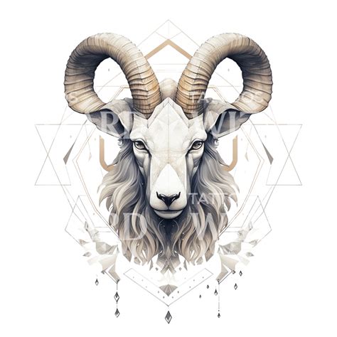 Capricorn Zodiac Sign Tattoo Design – Tattoos Wizard Designs