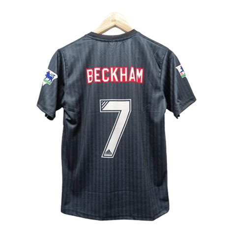 Manchester United David Beckham Black Retro Jersey | Retro collection ...