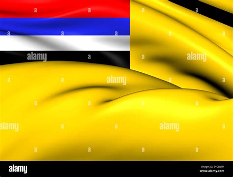 Flag of Manchukuo. Close Up Stock Photo - Alamy