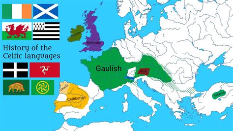 History of the Celtic languages (Timeline) - YouTube