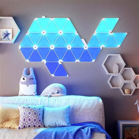 Buy Smart Light Panels, Wall Lamp Smart Ambient Light Board, Triangle ...