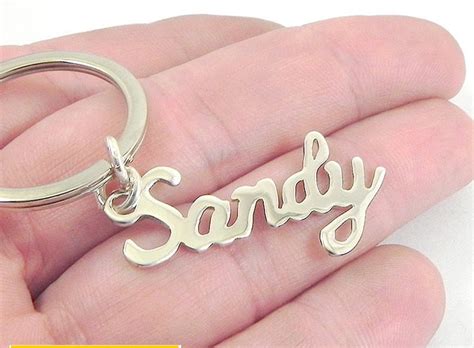 Name Key Chain Name Keychain Signature Keychain | Etsy