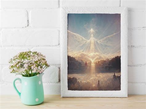 First Day in Heaven Painting Original Digital Download Art - Etsy